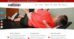 Desktop Screenshot of chiroworx.com